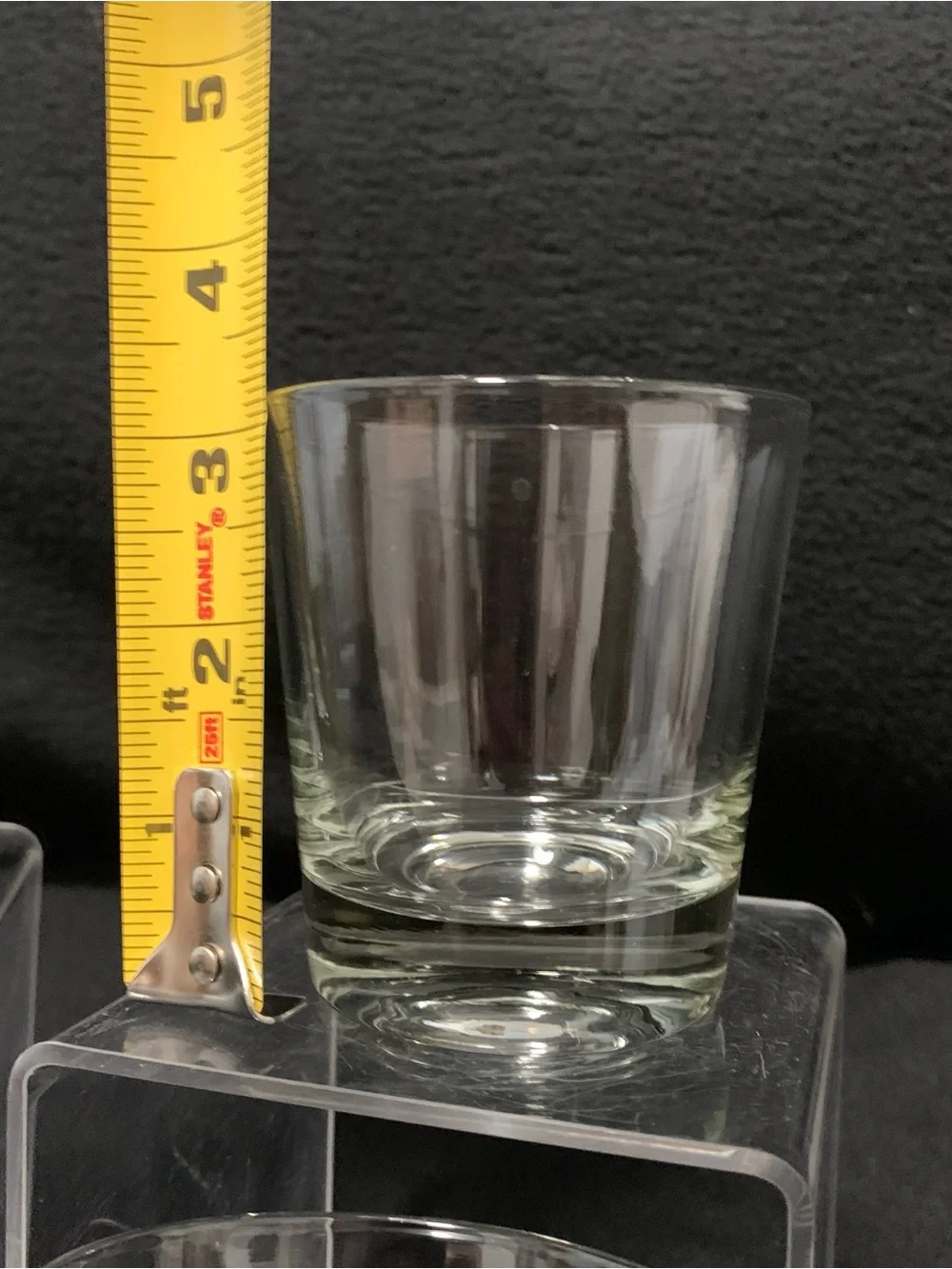 🔍 Set of (4) Clear Short Heavy-Bottom Rocks Glasses – Classic Barware